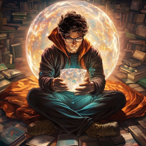 Comic thought bubble insert