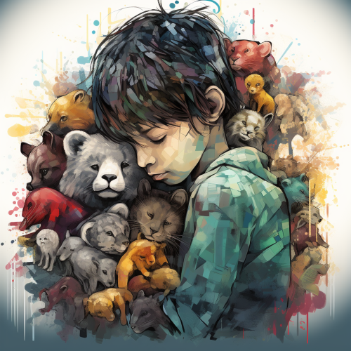 Emotions of Kindness, Children, War, Hugs, Desires, Fears