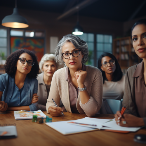 Group of Concerned Teachers in Circle