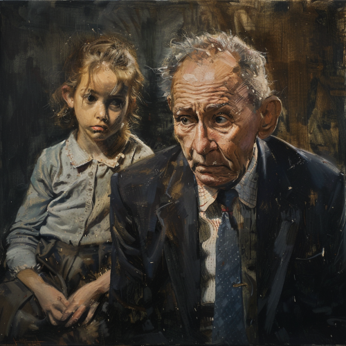 55 year old man suit daughter