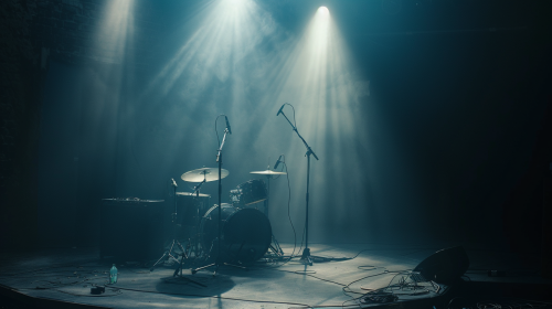 Music Disk Concert Room Stage Music Disk Concert Room Stage