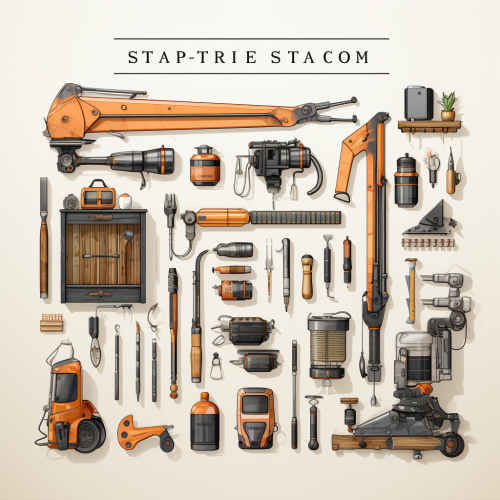 Construction Tool Store Logo Art