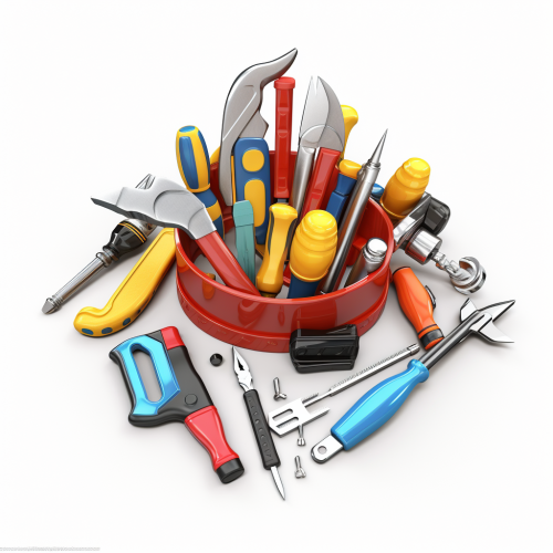 Cartoon Style Construction Tools Cartoon Style Construction Tools