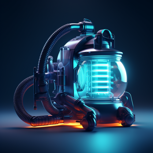 Close-up of Vacuum Cleaner Water Chamber