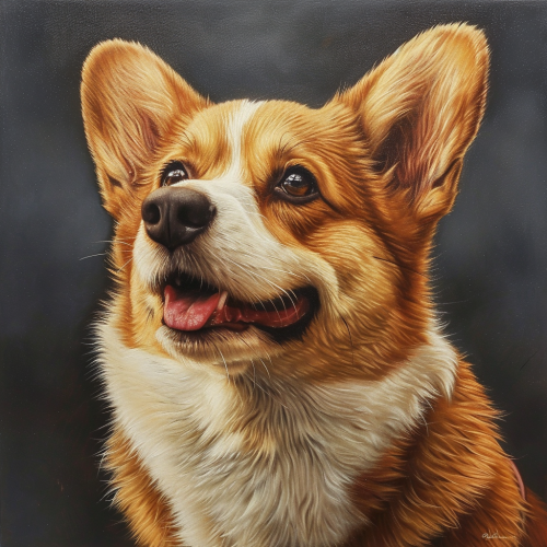 Realistic Corgi Dog Picture