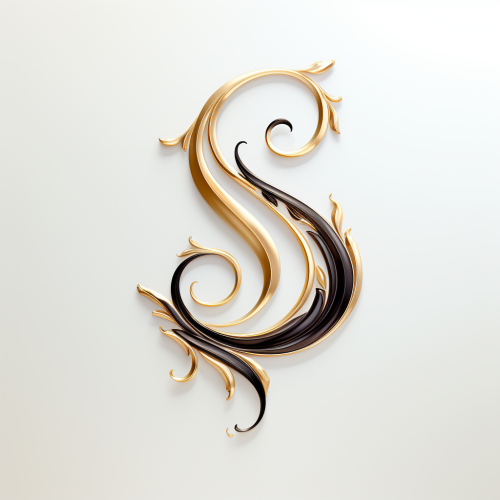 Corporate logo with handwritten letter 'S'