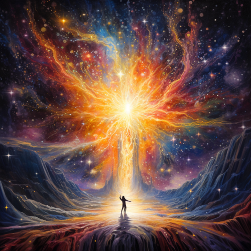 Image of cosmic universe creation Image of cosmic universe creation