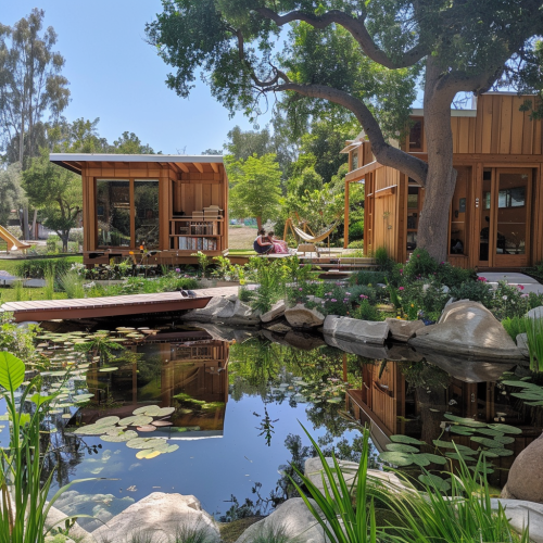 Tiny House Village at Claremont Country Club