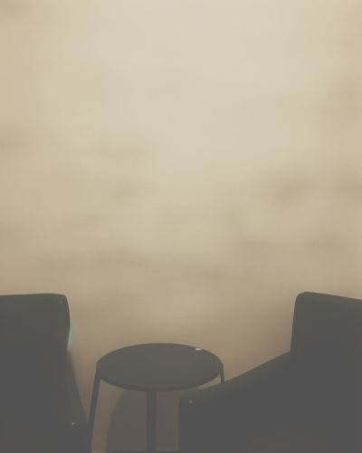 Cozy therapist's office with relaxing ambiance