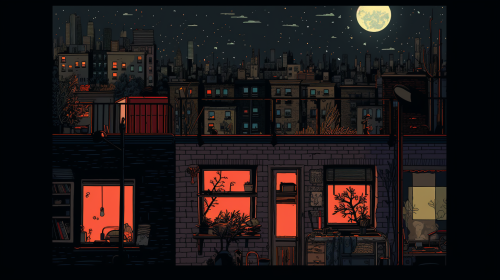 Cozy Lofi Night in a Small Apartment