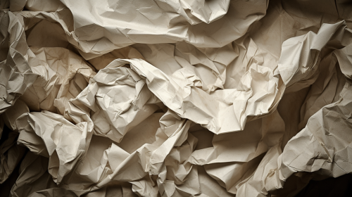 Realistic creased paper texture