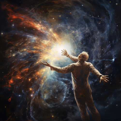 Cosmic meeting of Adam and God Cosmic meeting of Adam and God