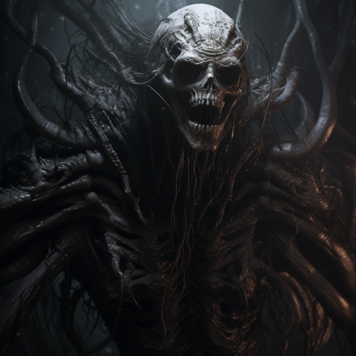 Giger Style Macabre Horror Creature