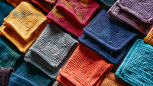 Crocheted Women's Wallets in Various Colors