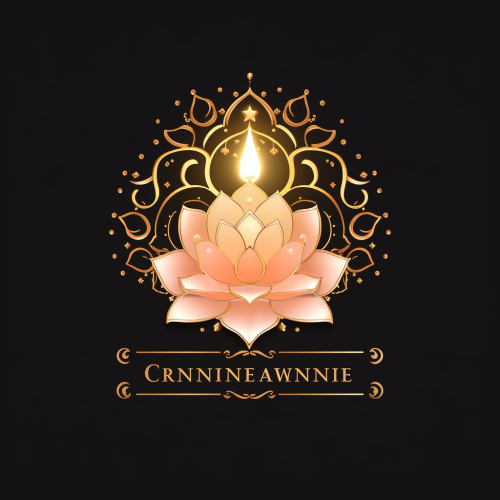 Crowned Consciousness Royal Blossom Candle Logo