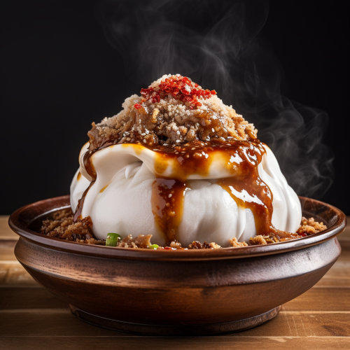 Crushed xialongbao dumpling dish