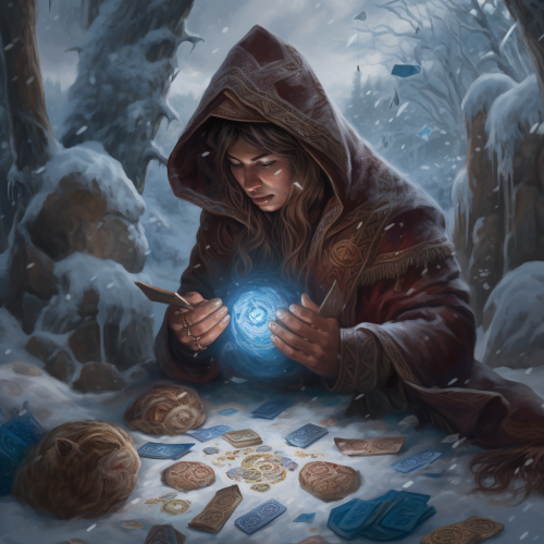 Crypto Winter Magic Gathering Art