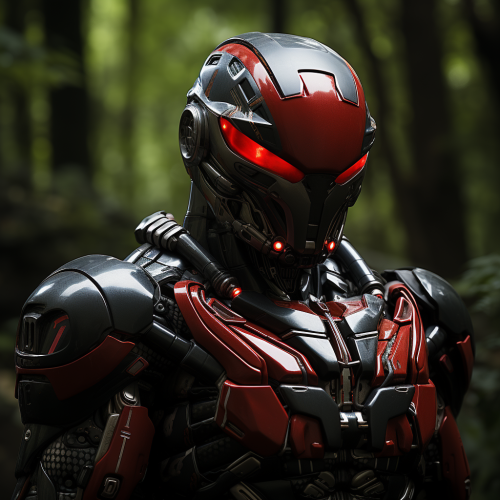 Crysis 3 red armour rendering