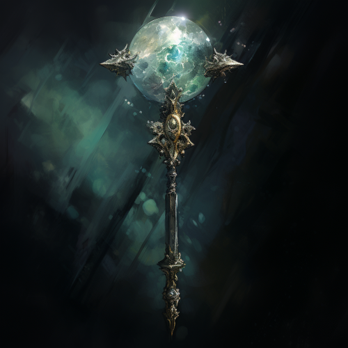Powerful Star God's Crystal Staff