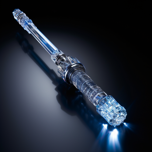 Shining crystal lightsaber weapon Shining crystal lightsaber weapon