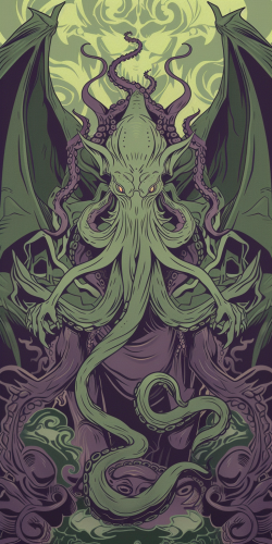 Cthulhu in Pokémon Anime Art