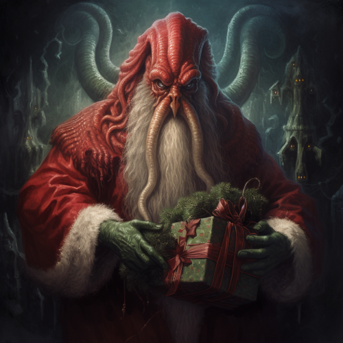 Cthulhu as Santa Claus