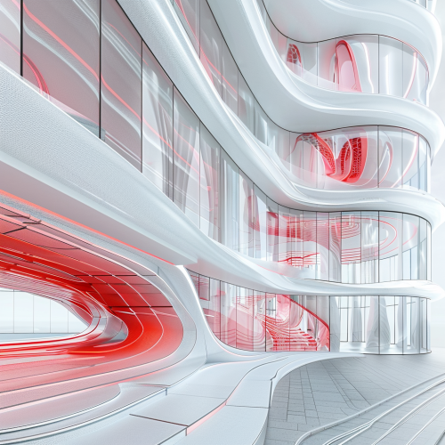 Curved Glass Building Tango 6