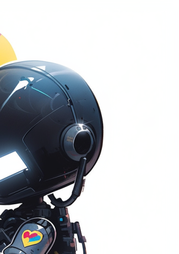 Cutest AI digital art on white background