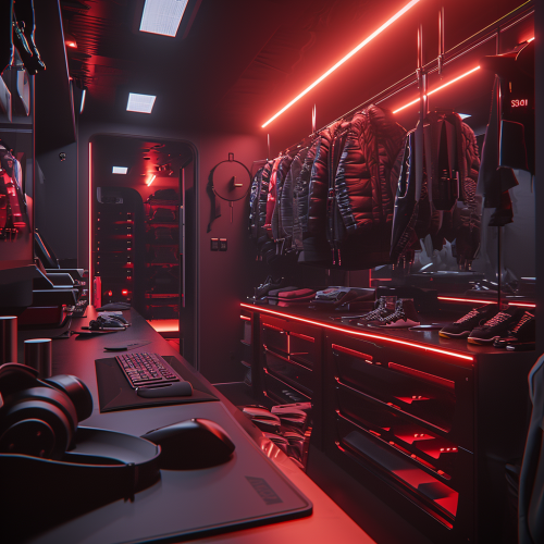 Cyberpunk Master Closet Render