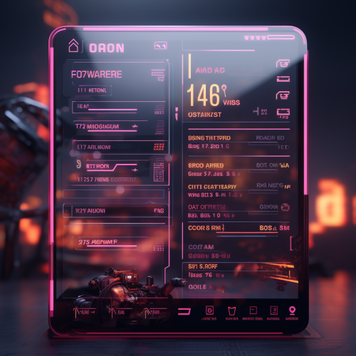 Cyberpunk UI Design