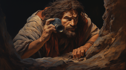 The Thunderer Cyclope painting