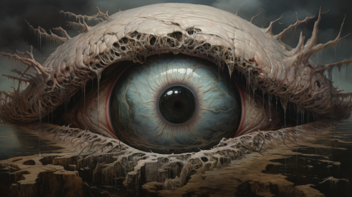 Detailed Cyclops Brontes Oil Painting