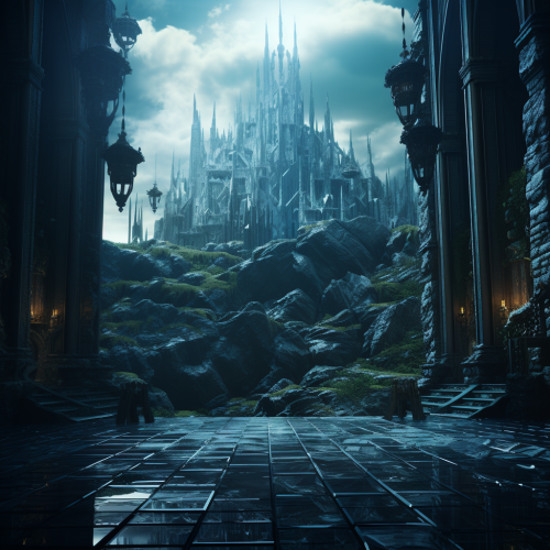 Fantasy Castle Glass Art Fantasy Castle Glass Art