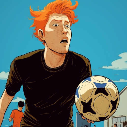Kevin De Bruyne playing football by Satoshi Kon Kevin De Bruyne playing football by Satoshi Kon