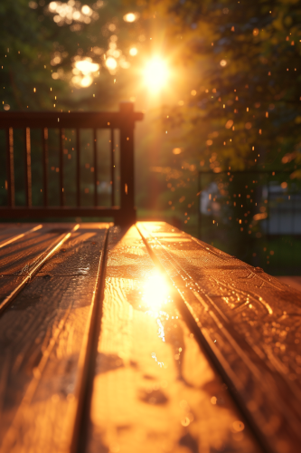 Morning Sunrise Deck Photo