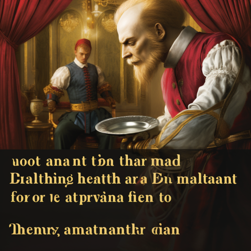 Servant being punished by the delayed master