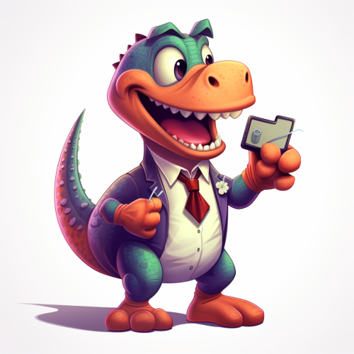 Cartoon character Denver the Last Dinosaure