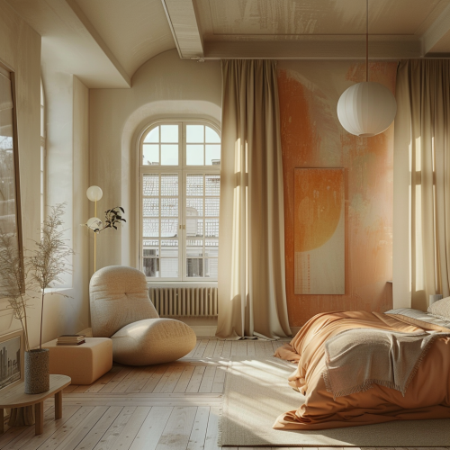 Danish Master Bedroom Interior Design