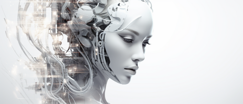 Digital Transformation in White Artwork