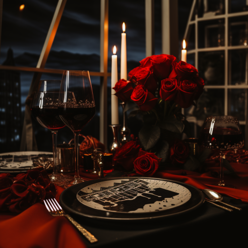 Dinner Date Tablescape Mafia Sopranos Twist