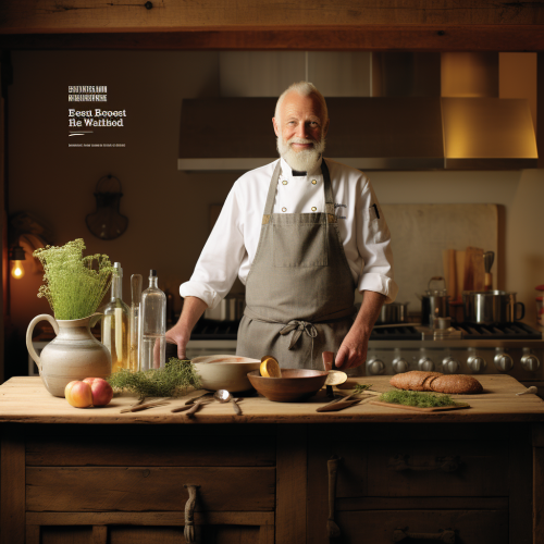 Bistro dishwasher cooking in action