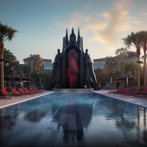 Disney Villains Hotel Pool Splash Pad