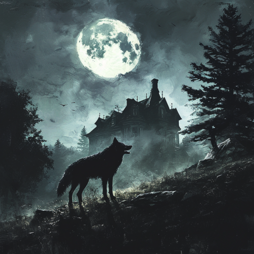 Howling Wolf in Mysterious Mansion