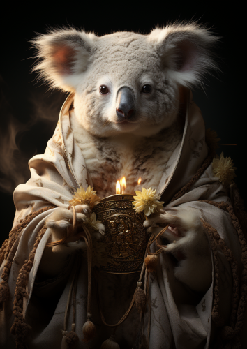 Divine Light Celestial Beings Koala Joey