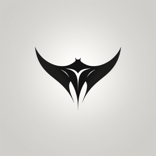 Diving 'D' Logo with Manta Ray Wings