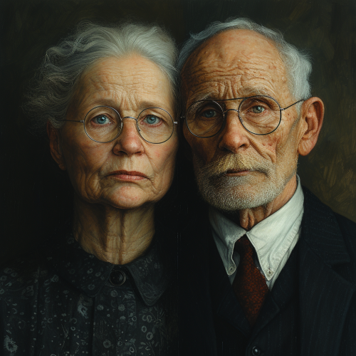 Divorced couple photo