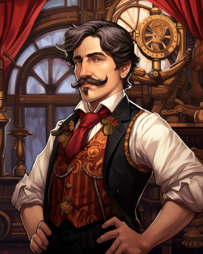Smart Looking Southern Gentleman with Steampunk Accents