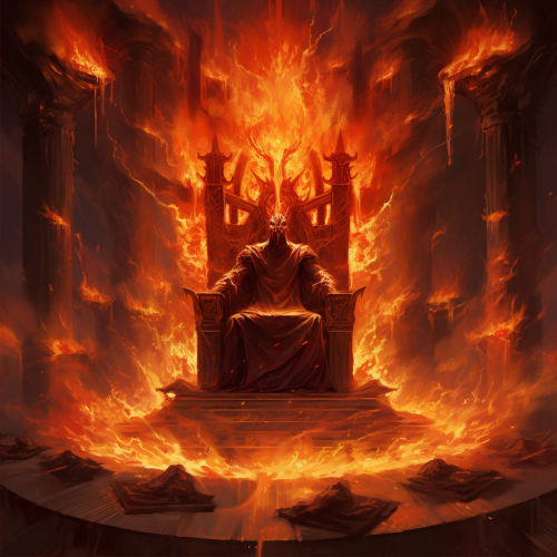 Illustration of the Throne of Flames