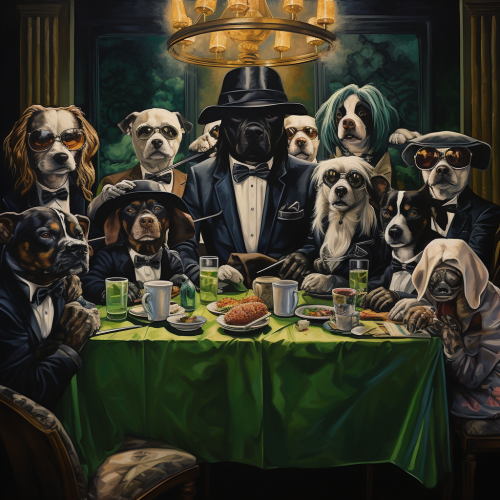 Dogs in Velvet Suits