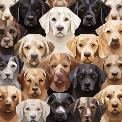 Tessellated Dog Icon Tiling Tessellated Dog Icon Tiling